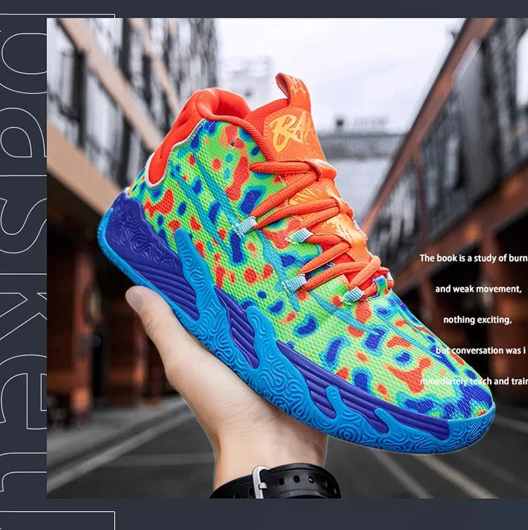 2025 Basketball Shoes for Men Cushioning Basketball Sneaker Women Kids High-top Outdoor Sport Sneakers Breathable Athletic Shoes