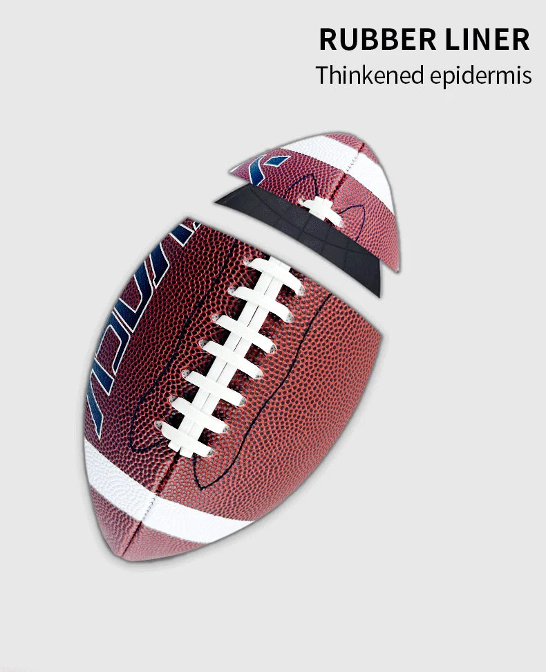 1pc Standard American Football For Outdoor Training And Recreational Play With Official Standard Size ，Size 9，6 Rugby