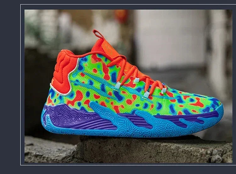 2025 Basketball Shoes for Men Cushioning Basketball Sneaker Women Kids High-top Outdoor Sport Sneakers Breathable Athletic Shoes