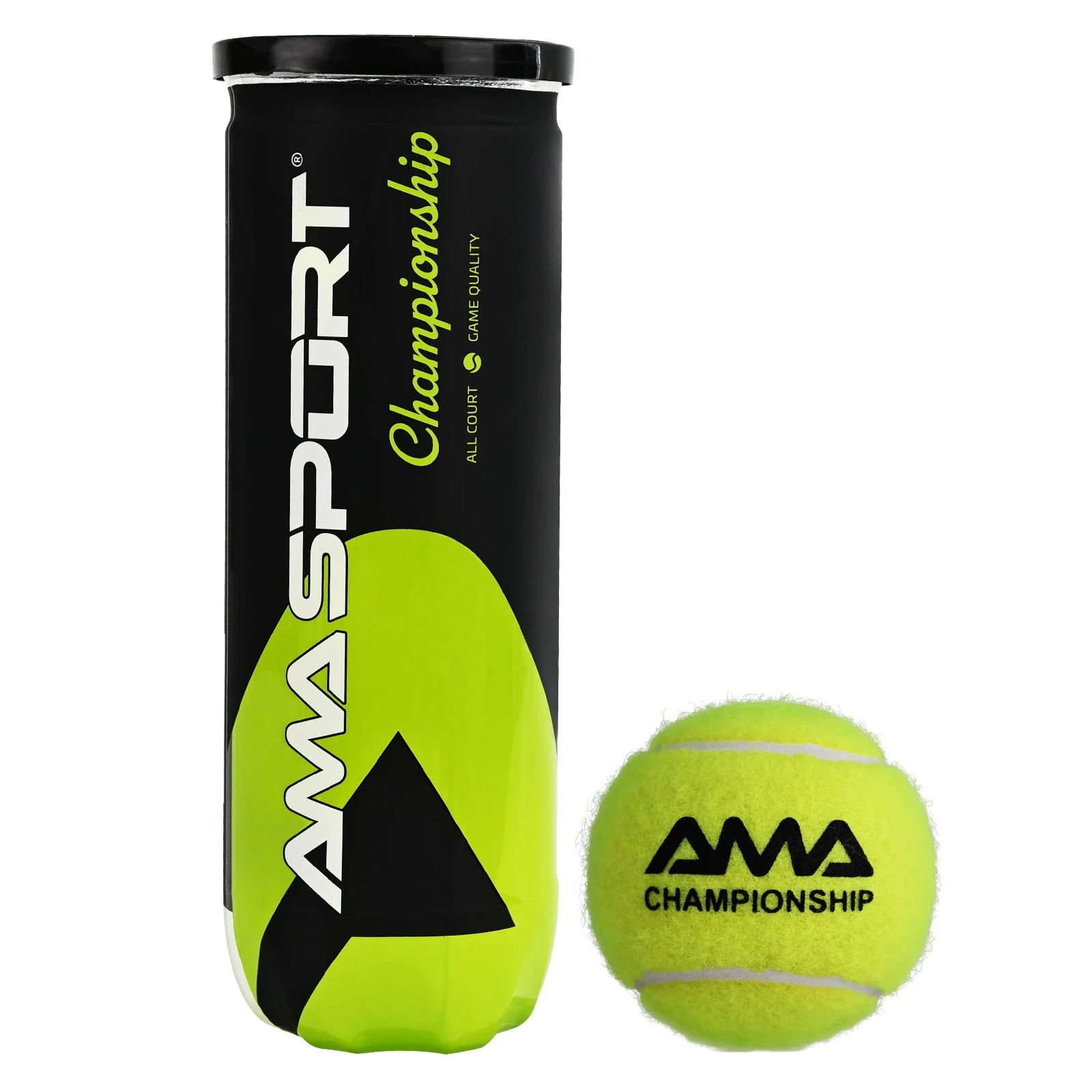 Padel Balls Pack of 3-Durable Tournament Grade Padel Balls - Optimal Bounce Padel Balls for Professional and Amateur Players