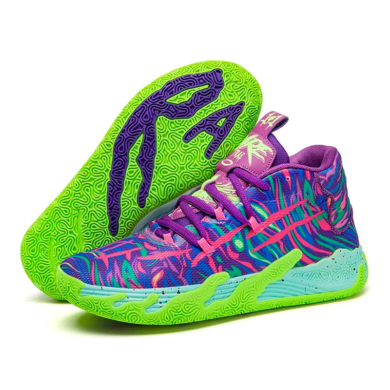 2025 Basketball Shoes for Men Cushioning Basketball Sneaker Women Kids High-top Outdoor Sport Sneakers Breathable Athletic Shoes