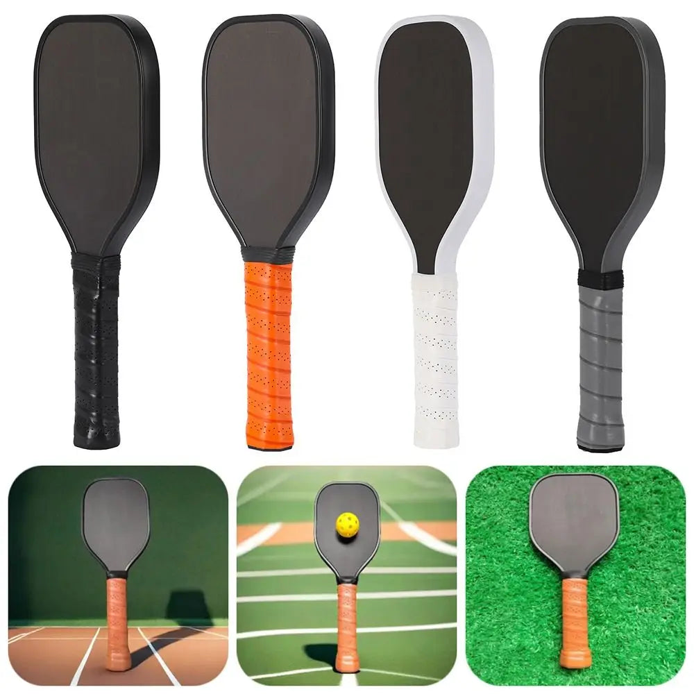 Carbon Fiber Frosted Surface Pickleball Paddle Lightweight Nonslip Grip Sweet Spot Trainer Long Handle Professional