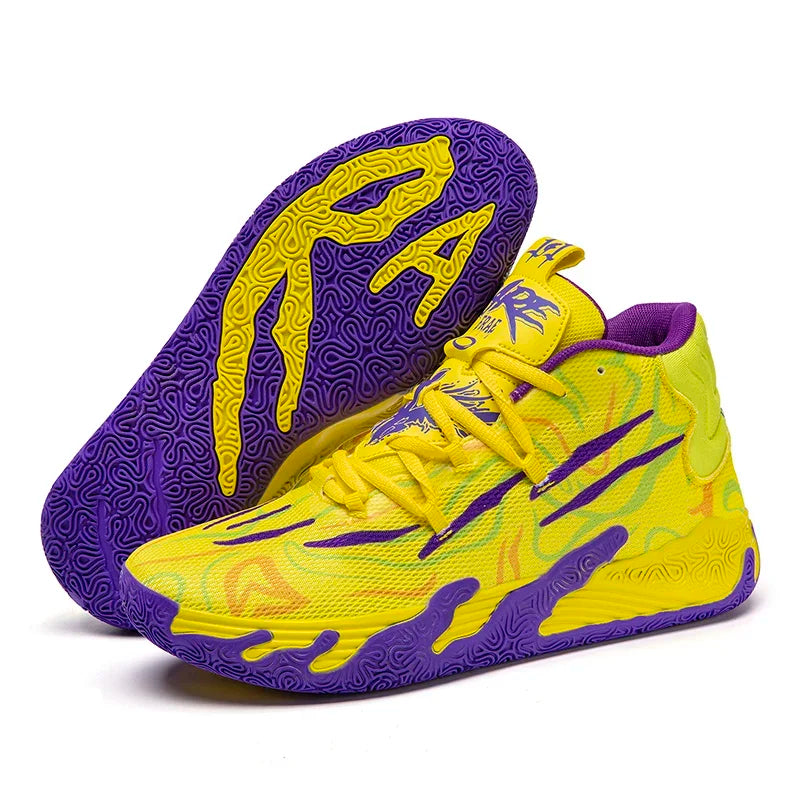 2025 Basketball Shoes for Men Cushioning Basketball Sneaker Women Kids High-top Outdoor Sport Sneakers Breathable Athletic Shoes