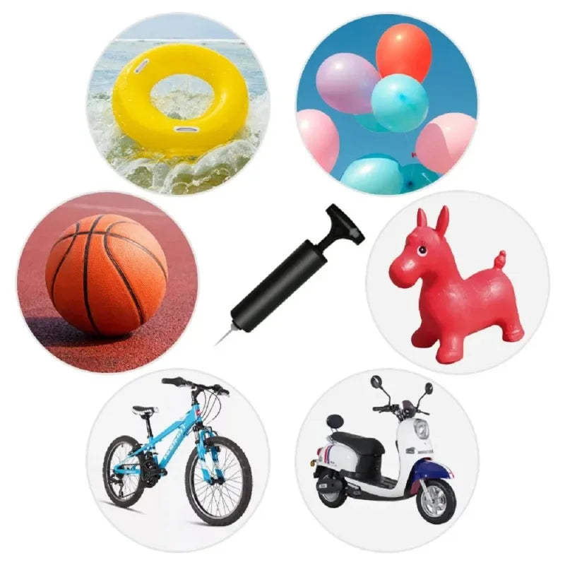 1PC Bicycle Manual Inflation Pump with Inflation Needle for Basketball/soccer/swimming Rings/volleyball/balloons/beach Balls