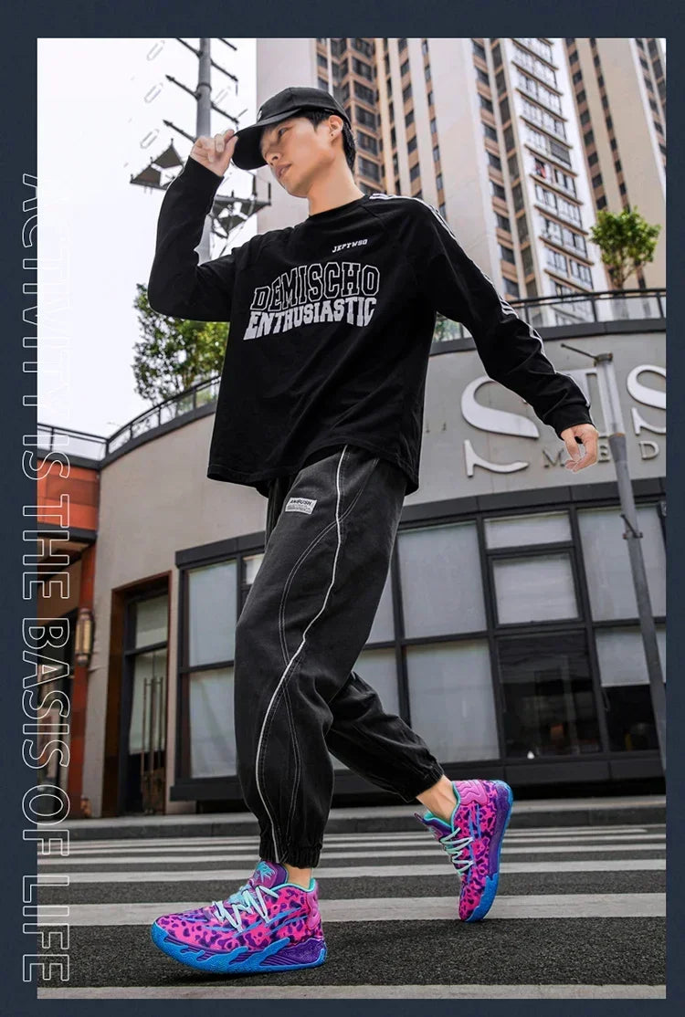 2025 Basketball Shoes for Men Cushioning Basketball Sneaker Women Kids High-top Outdoor Sport Sneakers Breathable Athletic Shoes