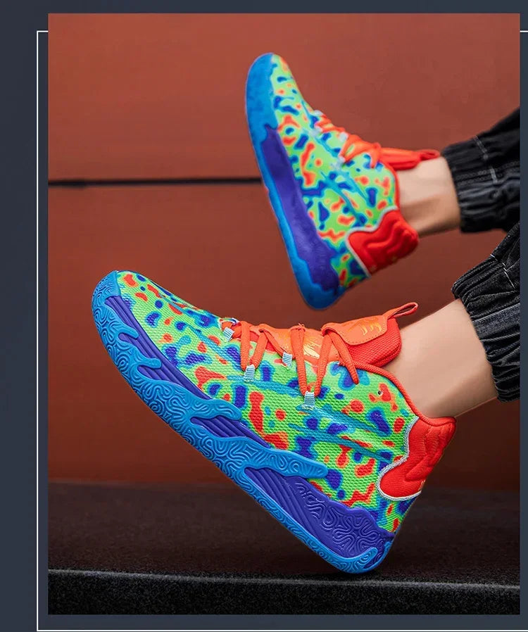 2025 Basketball Shoes for Men Cushioning Basketball Sneaker Women Kids High-top Outdoor Sport Sneakers Breathable Athletic Shoes