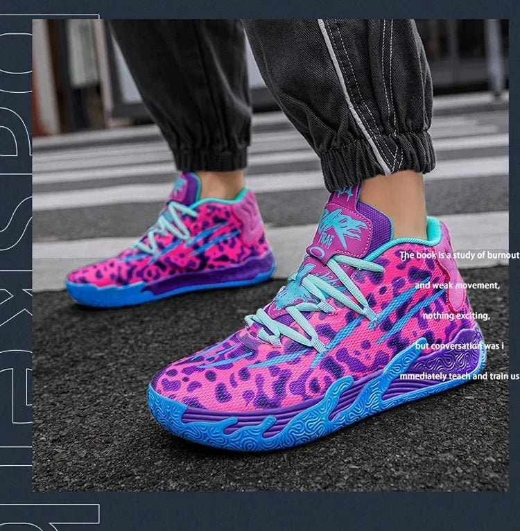 2025 Basketball Shoes for Men Cushioning Basketball Sneaker Women Kids High-top Outdoor Sport Sneakers Breathable Athletic Shoes