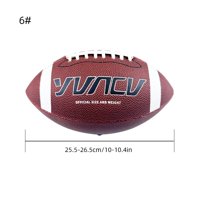 1pc Standard American Football For Outdoor Training And Recreational Play With Official Standard Size ，Size 9，6 Rugby